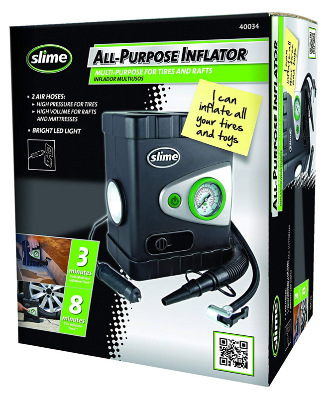 Slime 12 volt 6.8 Bar Inflator/Compressor 40034