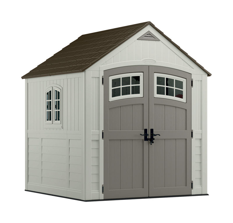 Suncast Cascade Storage Shed, 9.12 m³, 7 x 2.13 m, Resin, Vanilla Color BMS7790