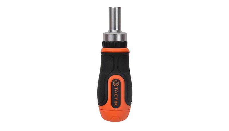 Tactix 6-in-1 Stubby Ratchet Screwdriver 900063