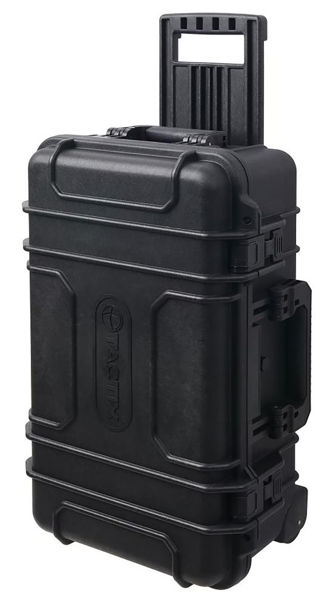 Tactix Rolling Case, 55.8 x 35.2 x 23.2 cm, IP65, Impact Resistant, Weatherproof & Dustproof, Black 320088&1