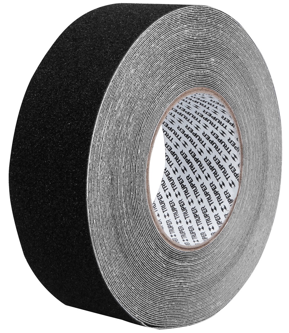 Truper Anti-Slip Tape, 50 mm x 18 Mtrs Roll, Black 101444