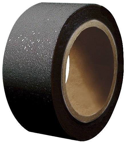 Truper Safety Anti-Slip Tape, 2 inch x 4.88 m Roll, Black Color 12532