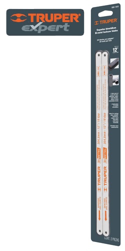 Truper 12 inch Bi-Metal Hacksaw Blades, 18 TPI, Pack of 2 19699