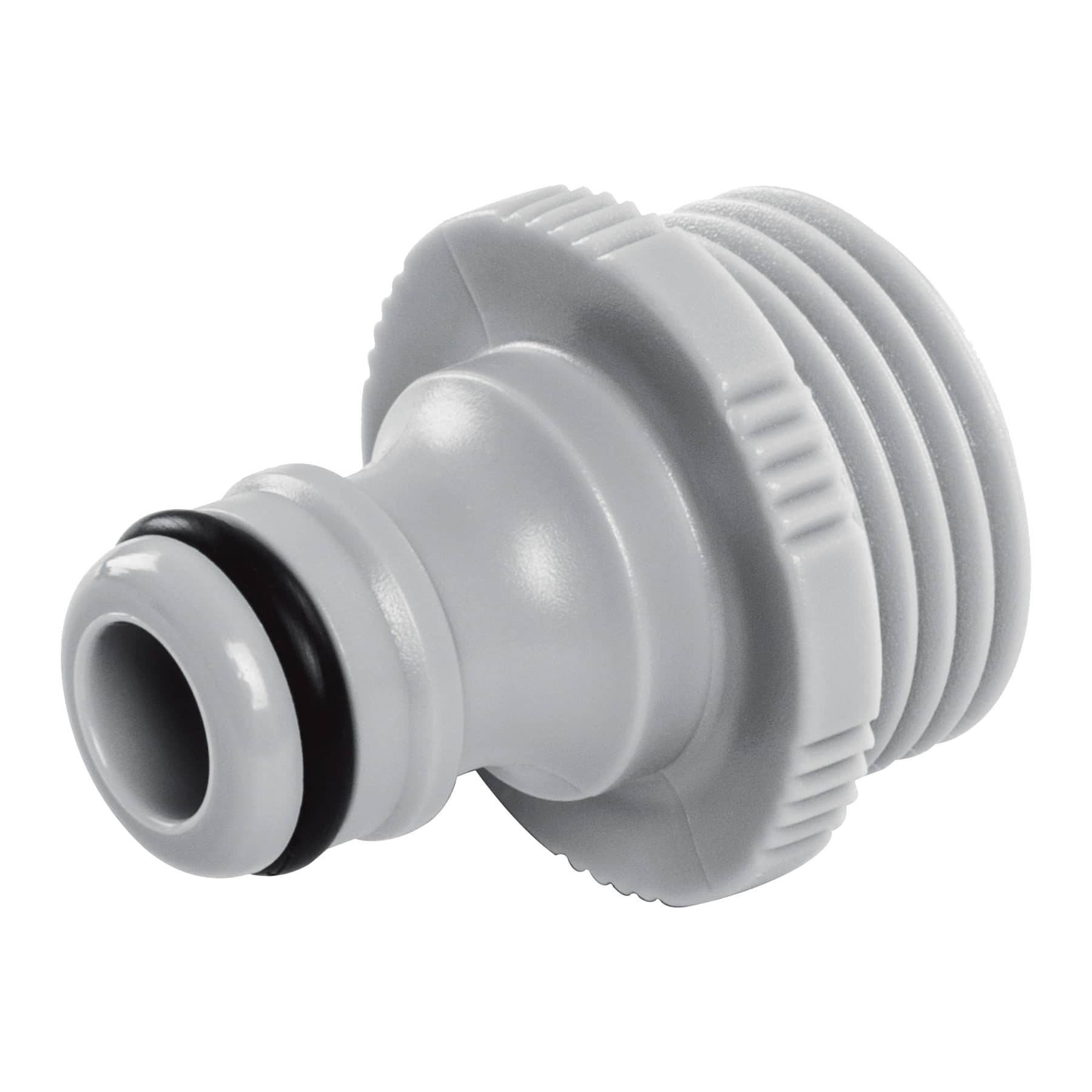 Truper Garden Hose Quick-Click System Male Connector, 3/4 inch Inlet 12726