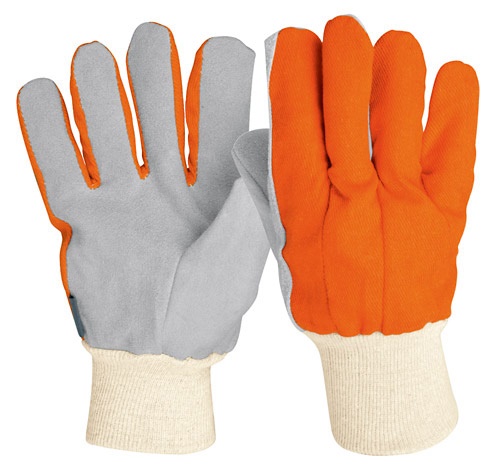 Truper Light Duty Canvas and Leather Gloves 14244
