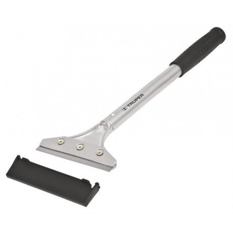 Truper 4 inch Scraper with Long Handle, High Carbon Steel Blade 15962