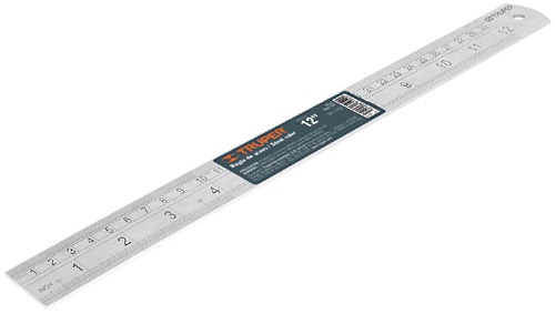 Truper 30.5 cm Stainless Steel Ruler 14387