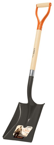Truper 41 inch Y-Handle Square Point Classic Shovel 17155