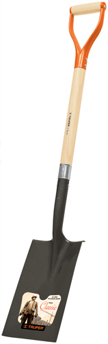 Truper 43 inch Y-Handle Classic Garden Spade 17156