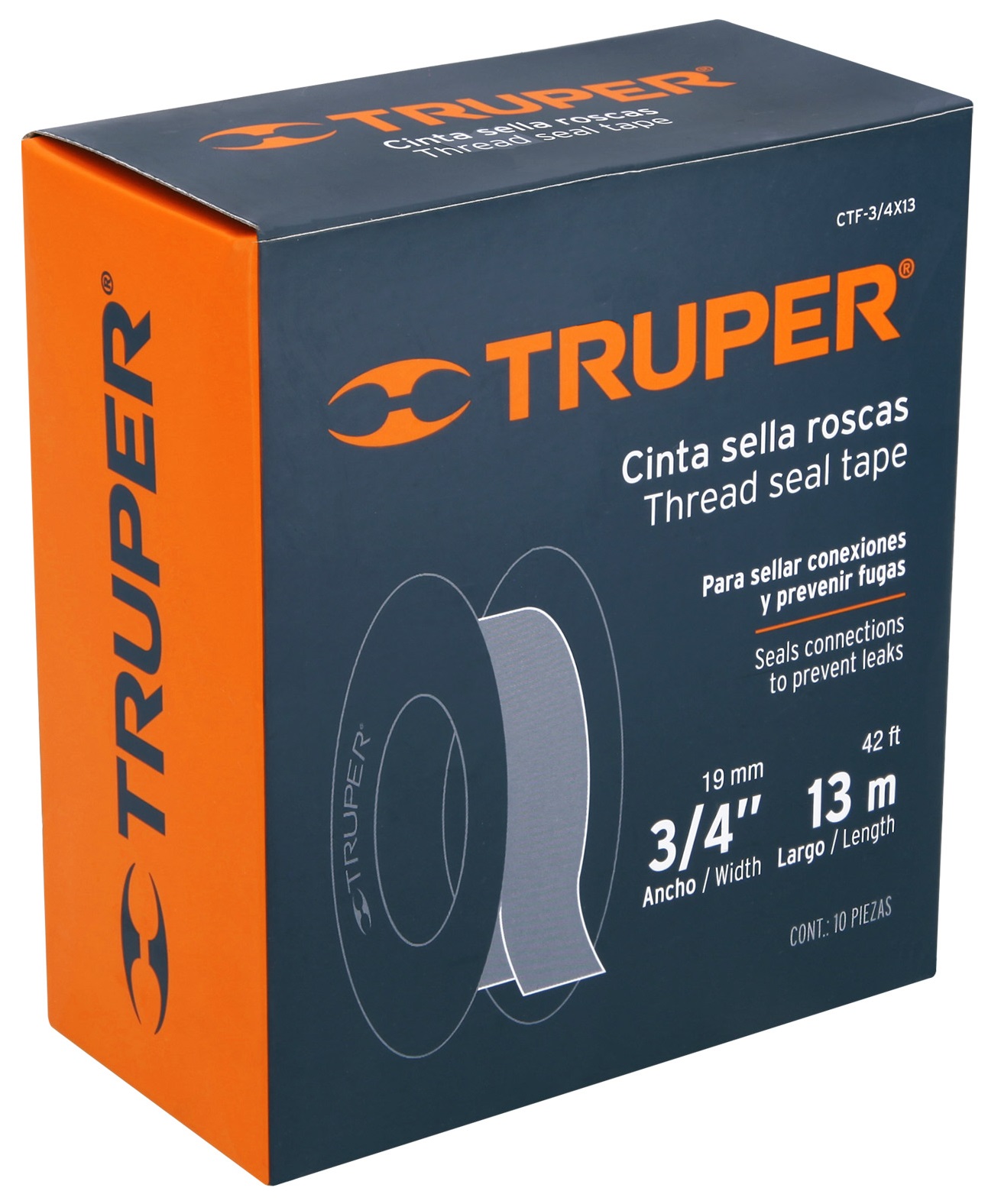Truper Thread Seal Tape, 3/4 inch x 13 Mtrs 12513