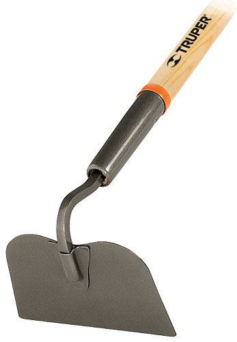 Truper Garden Hoe with Collar, 54 inch Handle, 6 inch Blade 10553