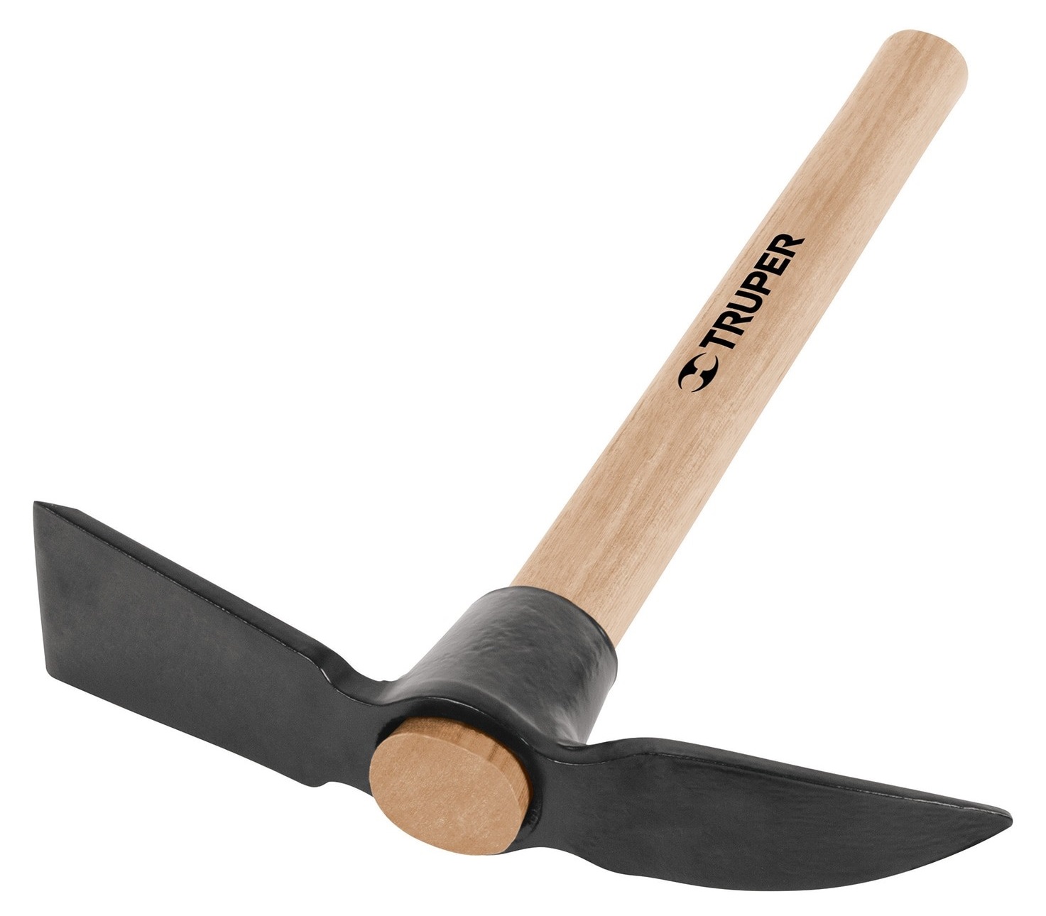 Truper Pick Mattock, 14 inch Wood Handle, Carbon Steel Head 10927