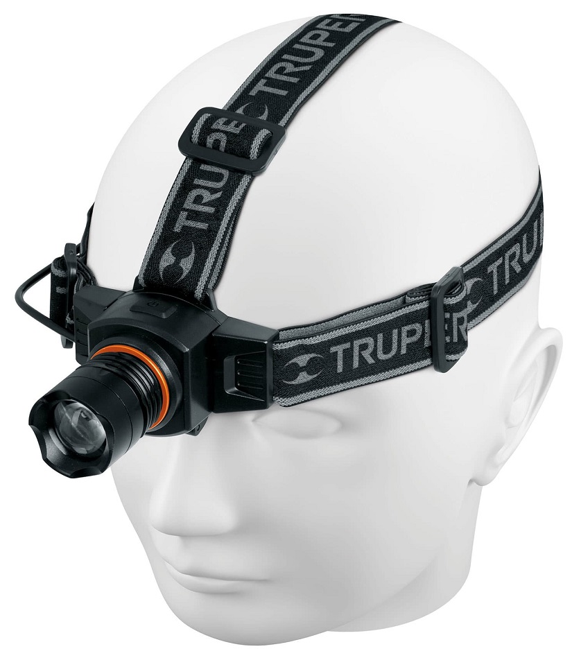 Truper Rechargeable LED Head Light, 125 Lumens, 140 Mtrs 10617