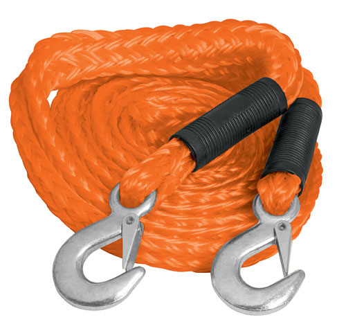 Truper Tow Rope with Hooks, 7/8 inch x 4.5 Mtrs, 3000 Kgs Maximum Tensile Strength 18346
