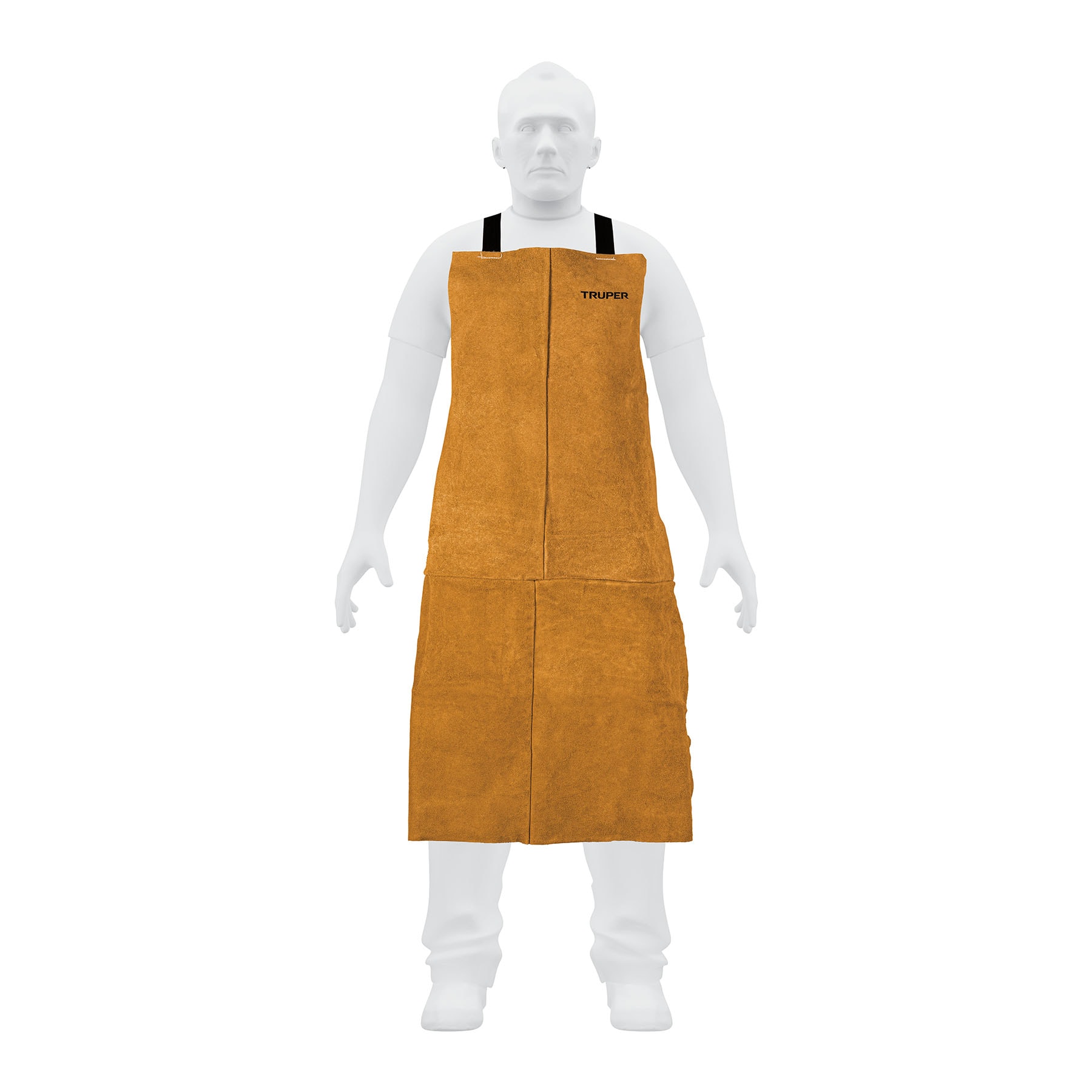 Truper Welding Apron, 60 x 90 cm, 1.1-1.8 mm Thickness, Strong & Flexible Leather 13116