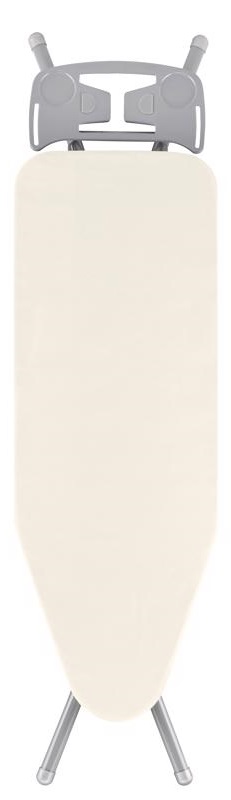 Whitmor Ironing Board with Pad, 45 x 45 cm, Metal Frame, Cotton Pad, White/Silver 5555-11102