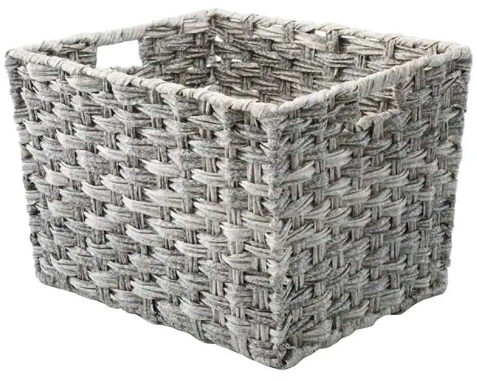 ويتمور سلة راتيك مقسومة، 32 × 32 × 32 سم، رمادي 6084-105-GW
