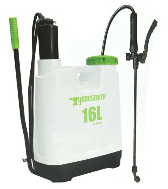 Yardsmith Backpack Sprayer, 16 L, Plastic, White 625005