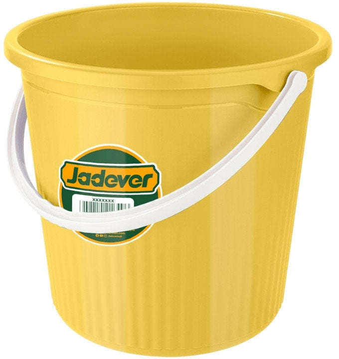 Jadever 18L plastic bucket with handle, durable and versatile JDBU1318