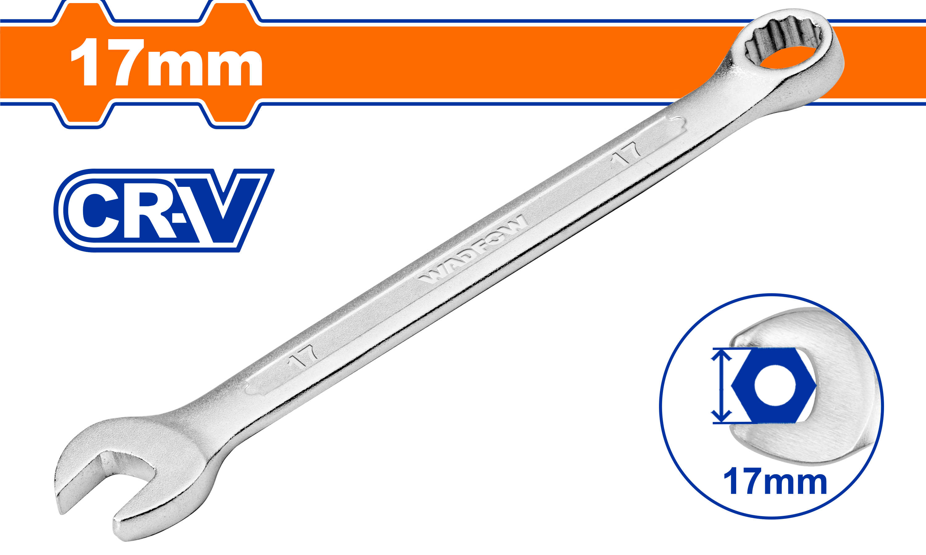 WADFOW 17mm Combination Spanner WSA1117