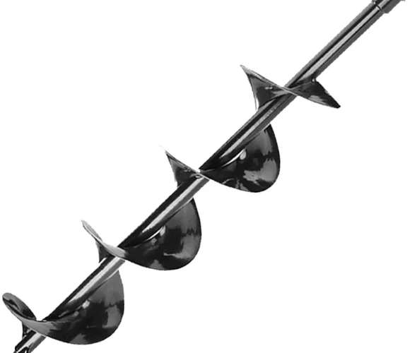 WADFOW Earth auger bits 150mm diameter x 800mm length spiral soil post hole digger bit WDZ1A52-2