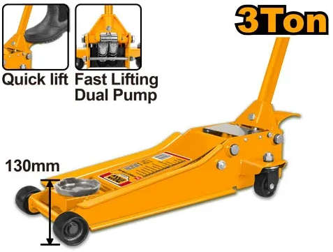 INGCO 3-ton hydraulic garage floor jack HFJ313