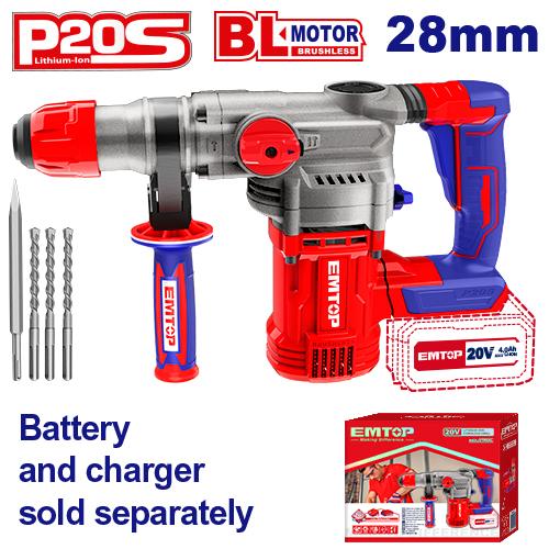 Emtop Cordless Multi-Tool 20V 20000Rpm ELMF2022