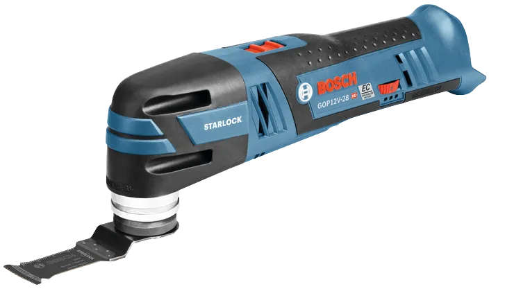 BOSCH Cordless Oscillating Multi-Tool with 12V Brushless Motor and Starlock Interface GOP12V-28