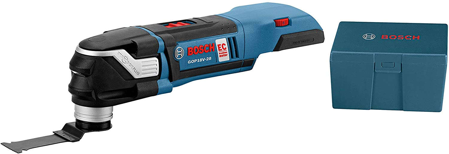 BOSCH Cordless oscillating multi-cutter 18V with variable speed 8,000-20,000 RPM and StarlockPlus tool interface GOP18V-28