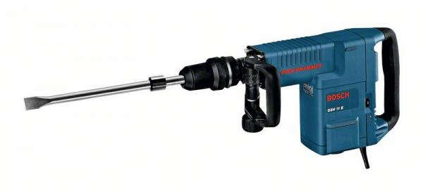 BOSCH SDS-max demolition hammer with 1,500 W motor and 16.8 J impact energy GSH11E