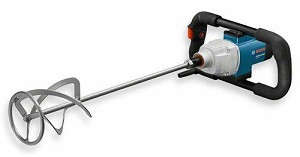 BOSCH Professional 1200W corded stirring mechanism with variable speed and 140mm mixing paddle GRW12E