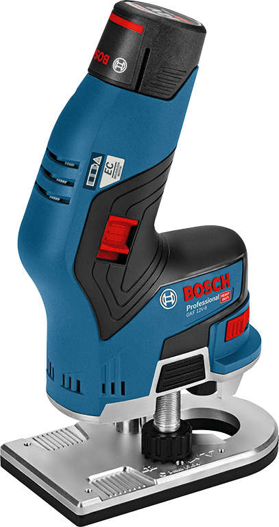 BOSCH Cordless palm router with brushless motor, 12V system, 13,000 rpm no-load speed GKF12V-8