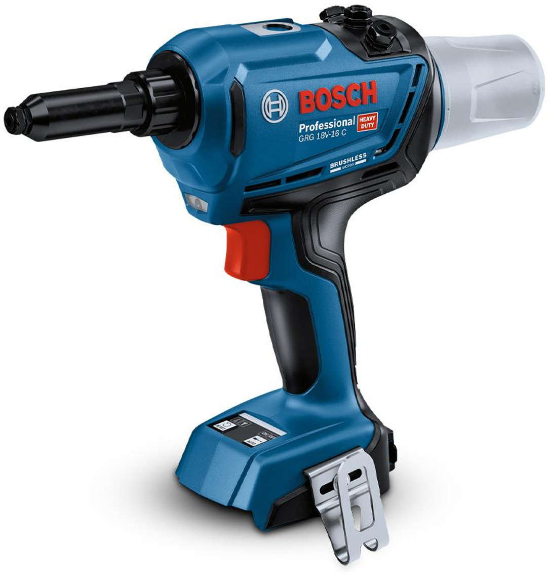 بوش مسدس تونك شحن بدون فحمات بجهد 18 فولت بقوة سحب 16000 نيوتن وطول شوط 25 مم GRG18V-16C