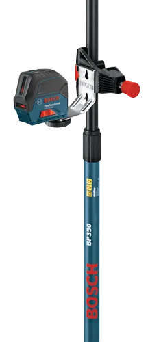 BOSCH Telescopic laser level pole with adjustable height 140-350 cm and 3 sections BT350