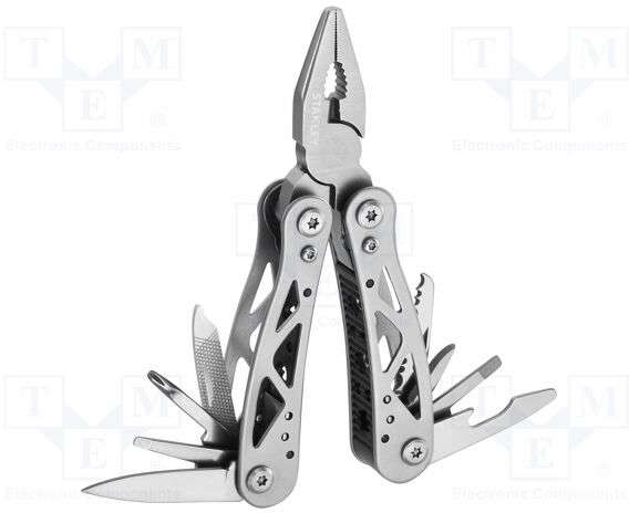 Stanley 12-in-1 Multi-Tool with Stainless Steel Construction and Belt Pouch 0-84-519