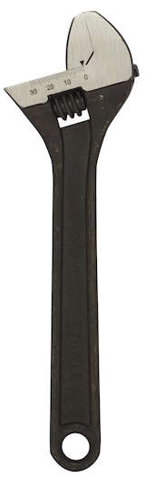 Stanley 10-inch (250 mm) adjustable wrench with phosphate finish and forged chrome vanadium steel STMT74895-8