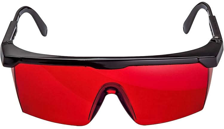 Stanley Red laser enhancement glasses for improved visibility of red laser beams in bright light conditions 1-77-171