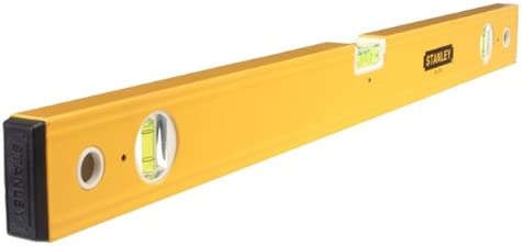 Stanley Spirit level with 4 vials, 150 cm length, ribbed tubular aluminum structure 1-42-258