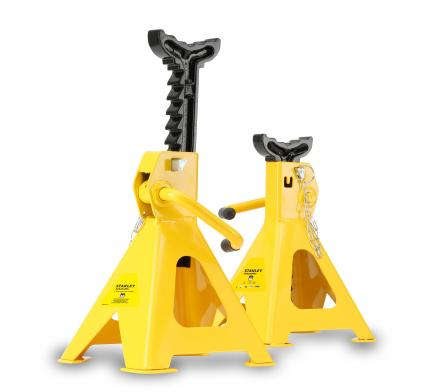 Stanley Pair of 2-ton axle stands with adjustable height 278-430 mm and safety locking pins STMT81255-1