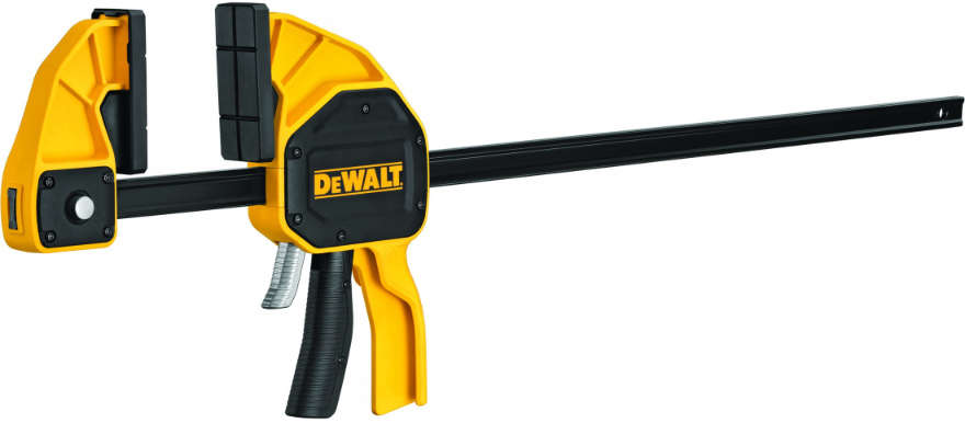 Dewalt 24" (600mm) Extra Large Trigger Clamp with 600 lb Clamping Force and 3-3/4" Throat Depth DWHT0-83186