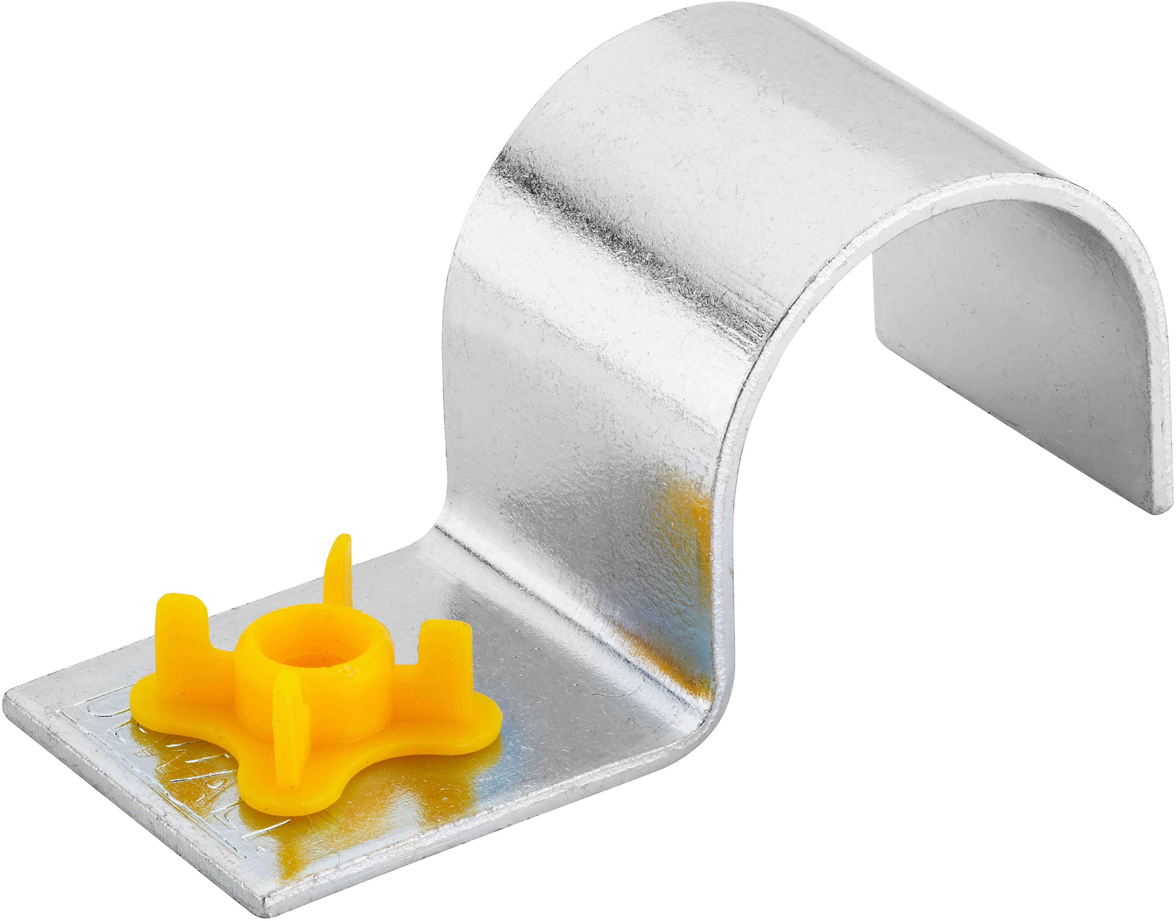 Dewalt metal conduit clip with flower design, 20 mm, pack of 100 units DDF6710020