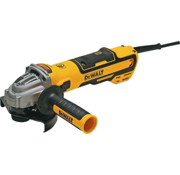 Dewalt 1700W 125mm Brushless Corded Angle Grinder with Electronic Brake and Anti-Vibration Handles DWE4347-QS