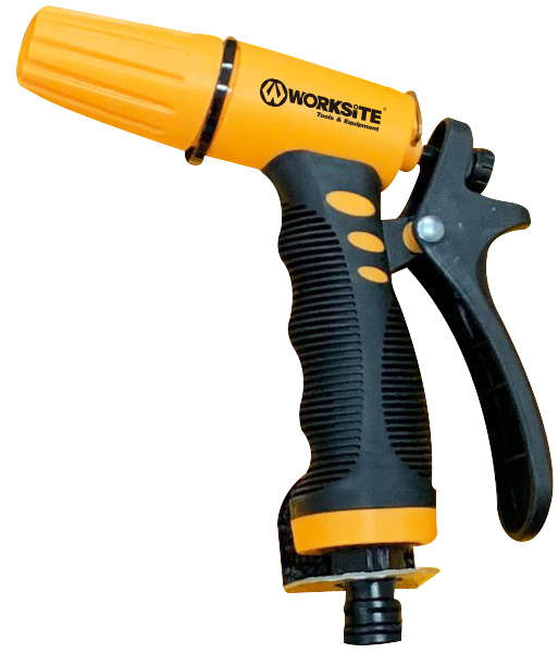 Worksite Pistol-grip adjustable high-pressure spray nozzle for garden hoses WTSN002