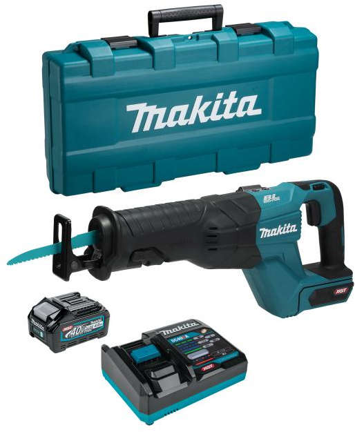 Makita 40V MAX XGT cordless brushless reciprocating saw with 1-1/4" stroke length and two-speed settings JR001GM