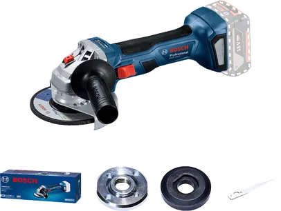 BOSCH Cordless brushless small angle grinder with 700W corded-equivalent power and 100mm disc diameter GWS180-LI