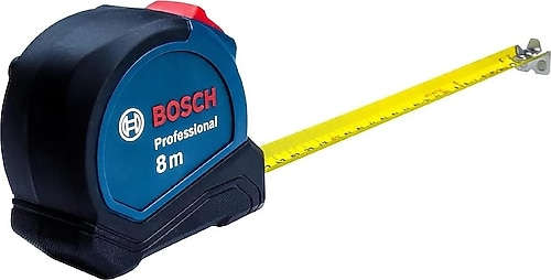 BOSCH 8-meter professional tape measure with autolock and 27 mm nylon bonded blade 1.600.A01.V3S