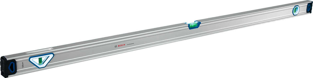 BOSCH Professional 120 cm aluminium spirit level with block vials and shock-resistant end caps 1.600.A01.V3Z