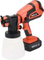 YATO Cordless 18V Electric Paint Spray Gun with 1L/min Flow Rate and 4.0Ah Battery YT-82765