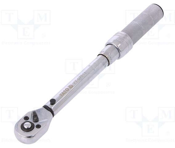 YATO Torque wrench with 1/4" square drive and 2.5-20 Nm torque range YT-07511