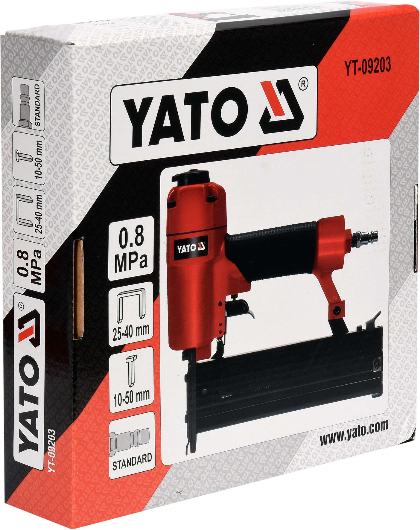 YATO 18 Gauge Brad Nailer and Stapler Combo for Woodworking and Upholstery yt-09203